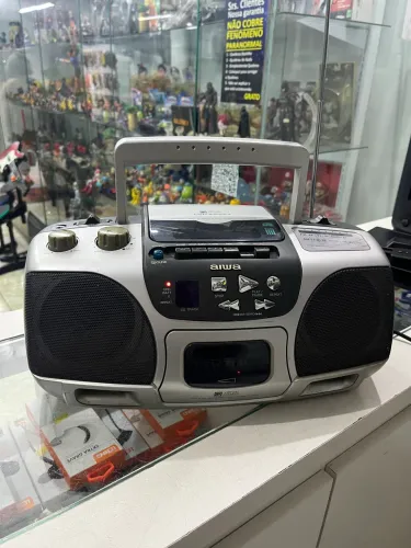 Rádio Boombox System Aiwa - Csd-e227 Funcionando 100%