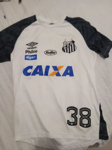 Camisa de treino santos original usada pelos jogadores