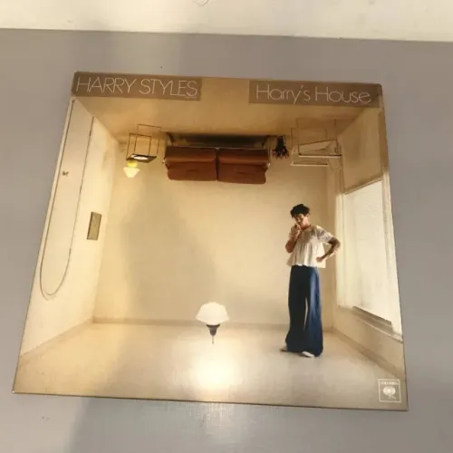 Disco de vinil Harry's House do Harry Styles edição colorida [amarela]