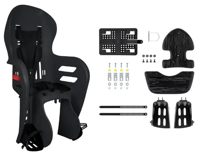 Cadeirinha Infantil Traseira Kalf Fun Bike Preta