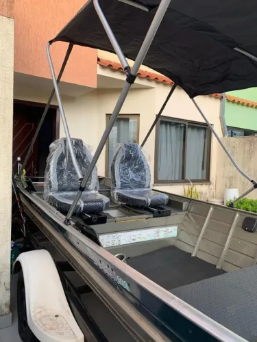Barco completo 6mts com motor 15hp e acessorios