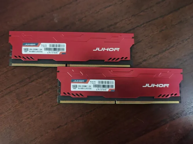 MEMÓRIA RAM JUHOR 16GB DDR4 3200MHz CL19 - ALTA PERFORMANCE!