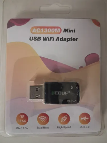 Adaptador WiFi 2.4/5Ghz AC1300Mbps USB 3.0