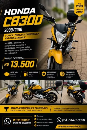 HONDA CB300 - 2009/2010 Completa