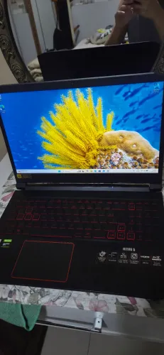 Notebook Gamer Acer Nitro 5 rtx1650, intel i5 dois slots totalizando 24gb ram, 2 slots ssd