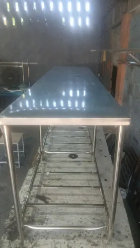 Mesa industrial 290x63 reforcada