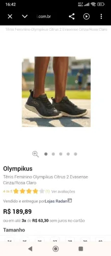 Tênis feminino Olympikus