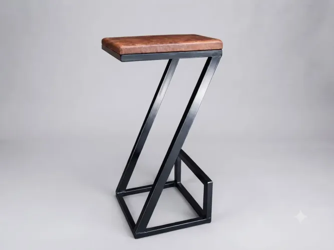 Banqueta em Z industrial Luxo / 72 cm Retirar em Serrana