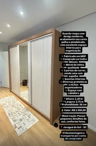 Guarda roupa MDF