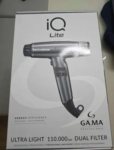 [Lacrado] Secador Profissional Gama IQ Lite Silver - 127V