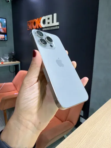 Iphone 15 Pro 256GB Natural Seminovo Bem conservado 