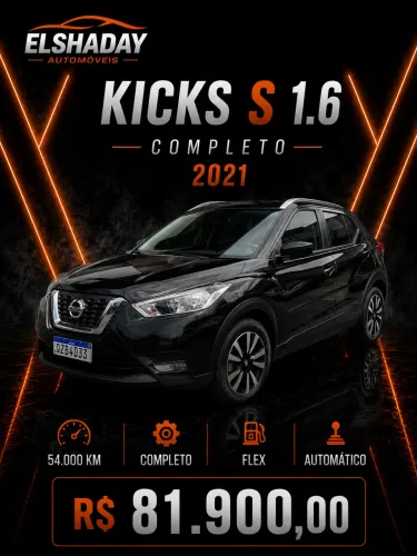 Nissan Kicks S 1.6 16V Flex 5P Aut. 2021