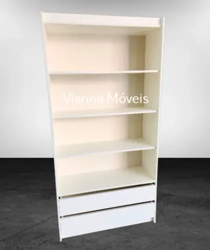 Estante com 2 Gavetas 100% MDF Novo