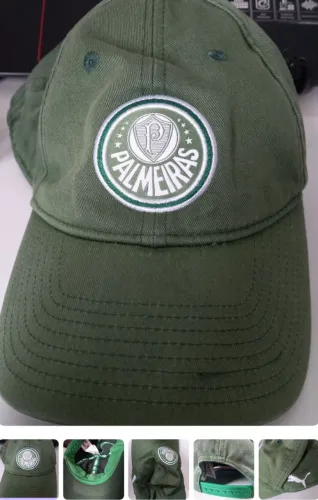 Boné Palmeiras. Original Puma. Retirada em Taubaté, Vila São Geraldo.