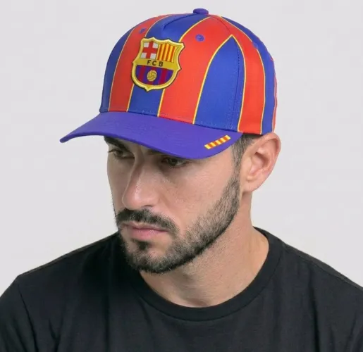 BONÉ FC BARCELONA OFICIAL ABA CURVA SNAPBACK<br>