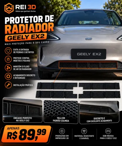 Protetor do Radiador do Geely Ex2
