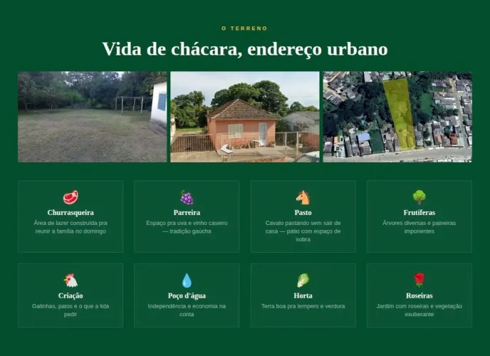 AMPLO TERRENO 3 Casas Completas
