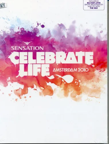 sensation celebrate life amsterdam 2010 cd + dvd + blu-ray importado