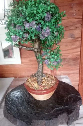 Bonsai de Pedras Ametistas 