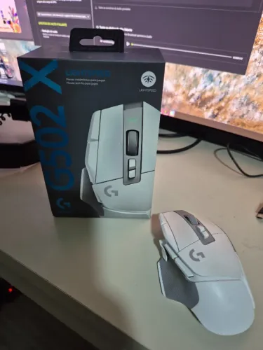 Mouse Gamer Sem Fio Logitech G502 X LIGHTSPEED com Switch LIGHTFORCE
