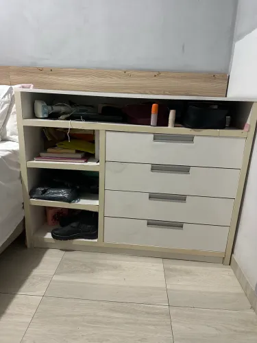 Cômoda de mdf branca