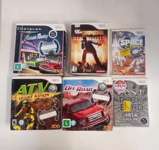 Lote de jogos Nintendo Wii
