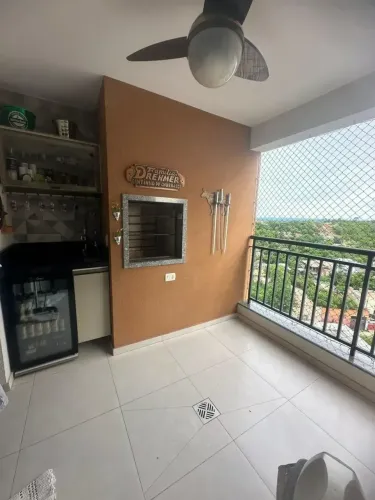 Apartamento a venda com 3 quartos sendo 1 suíte e armários planejados sacada com churrasqu