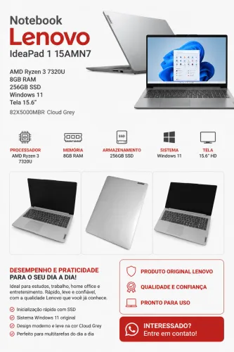 Notebook semi novo