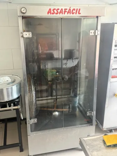 Máquina de Assar Frango Assafácil - Industrial em Inox