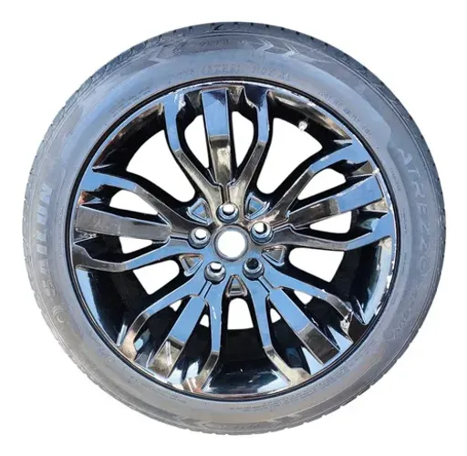Roda Aro 21 C/pneu Range Rover Sport 2015/2017 C/detalhe Preto