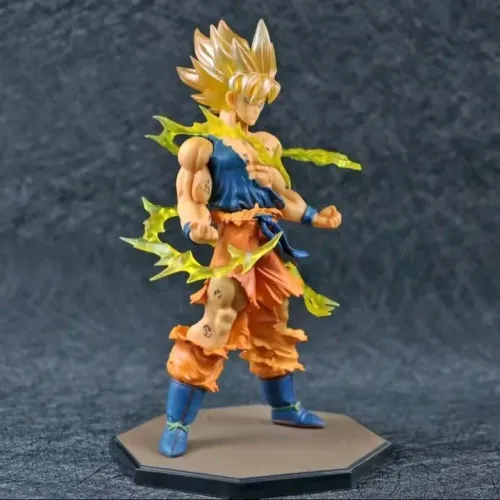Boneco estatueta Anime Dragon Ball z Goku em Pvc