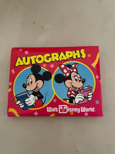 Bloco de Autografos Disney - Original Anos 90