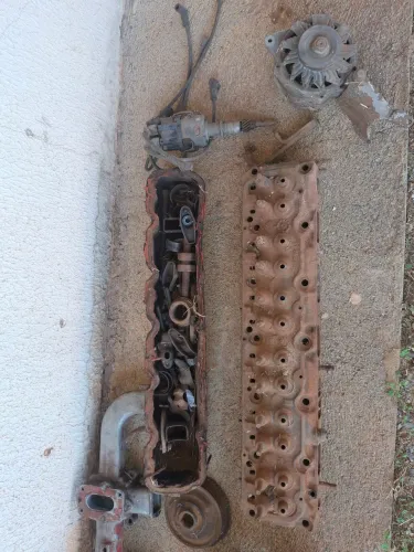 Peças Opala 6cc cabeçote, virabrequim, comando, distribuidor
