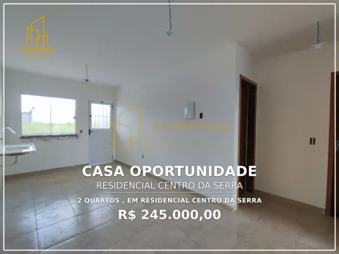 Casa no Residencial Centro da Serra: Oportunidade com subsídio de R$ 20 mil!