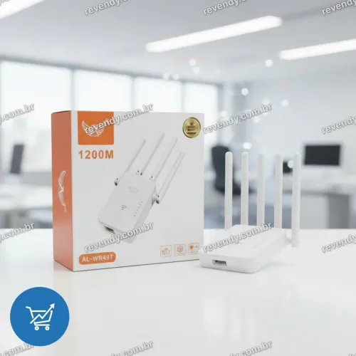 Repetidor de sinal wi-fi - 1200M Extensor de Alcance Ultra Rápido