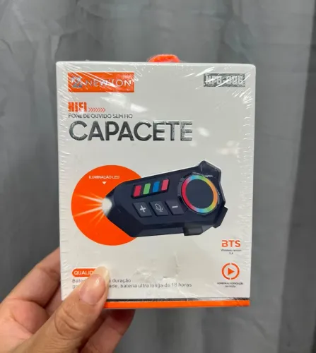 Fone pra capacete