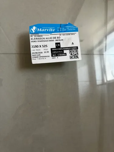 Box de vidro
