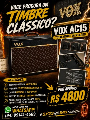 Vendo amplificador VOX