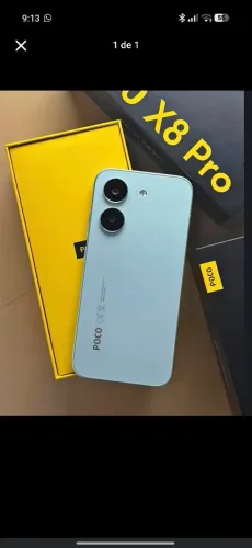 Poco x8 pro 256 gb verde água