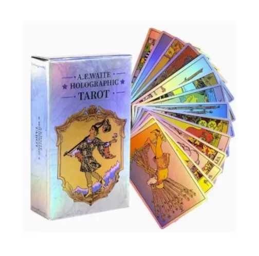Baralho de Tarô Holográfico MagicSeer Rainbow - 78 Cartas