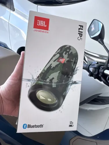JBL FLIP 5, alto-falante Bluetooth portátil à prova d'água, Squad