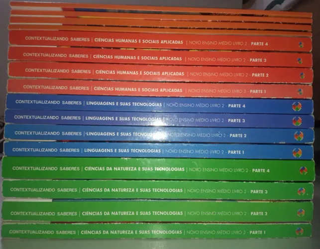 Livros Ensino Médio seminovos - Editora Construir 