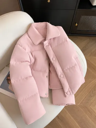 ? Jaqueta Puffer Rosa Claro - Impecável