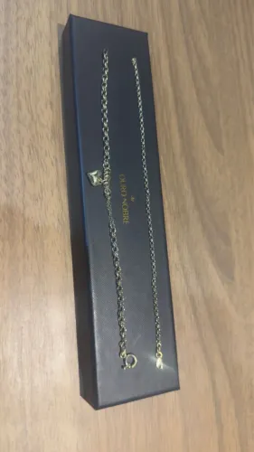 Pulseira Feminina Ouro18k Elo Português 