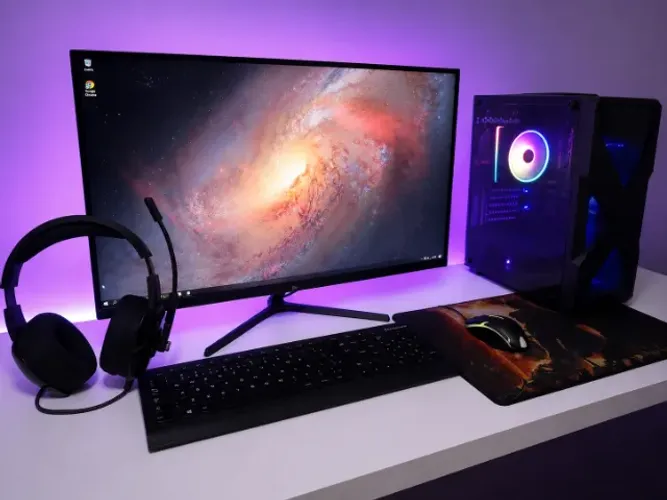 COMPUTADOR COMPLETO GAMER C/ MONITOR PROCESSADOR DECIMA GERAÇÃO 10105 4/8 4,4GHZ 