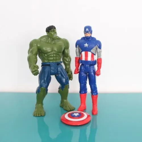 Dupla de Bonecos Avengers Marvel
