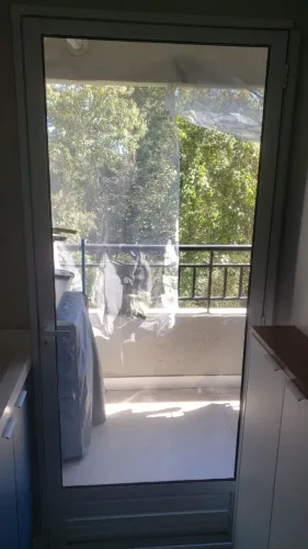 2 portas de vidro