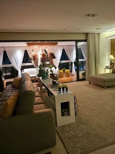 TORRE DE MÁLAGA MOBILIADO | Apartamento mobiliado para locação com 4 suítes, 445 m², 4 vag