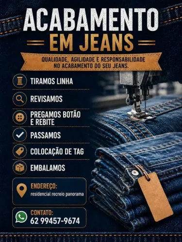 Acabamento em Jeans 