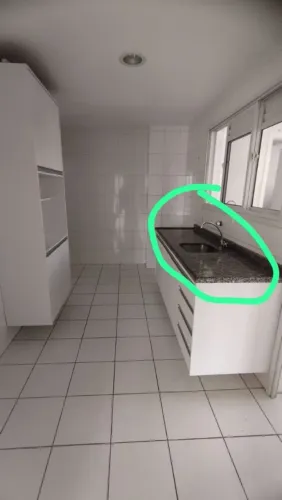 Bancada de granito cinza